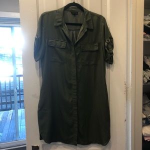 Topshop military dress
